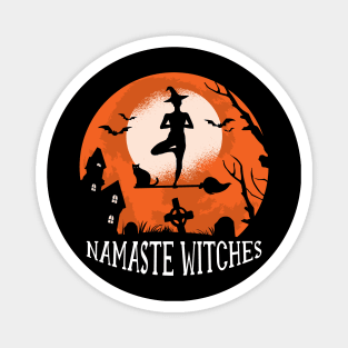 namaste witches Magnet